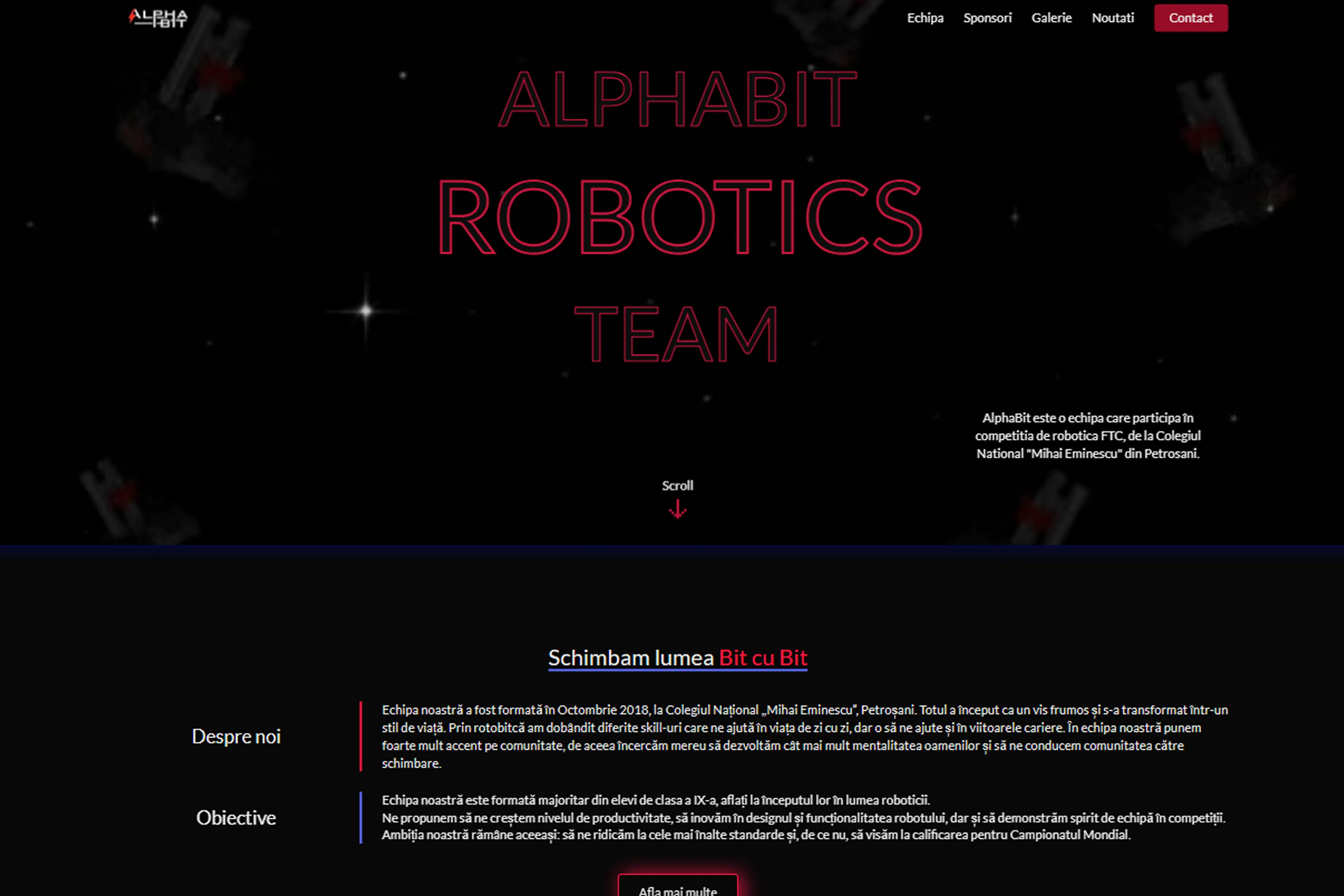 Poza de pe website-ul AlphaBit - PC View