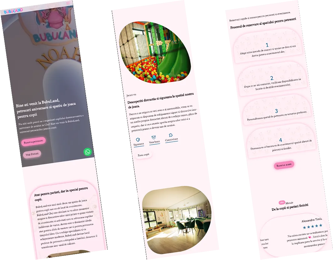 Poze de pe website-ul AlphaBit - Smartphone view