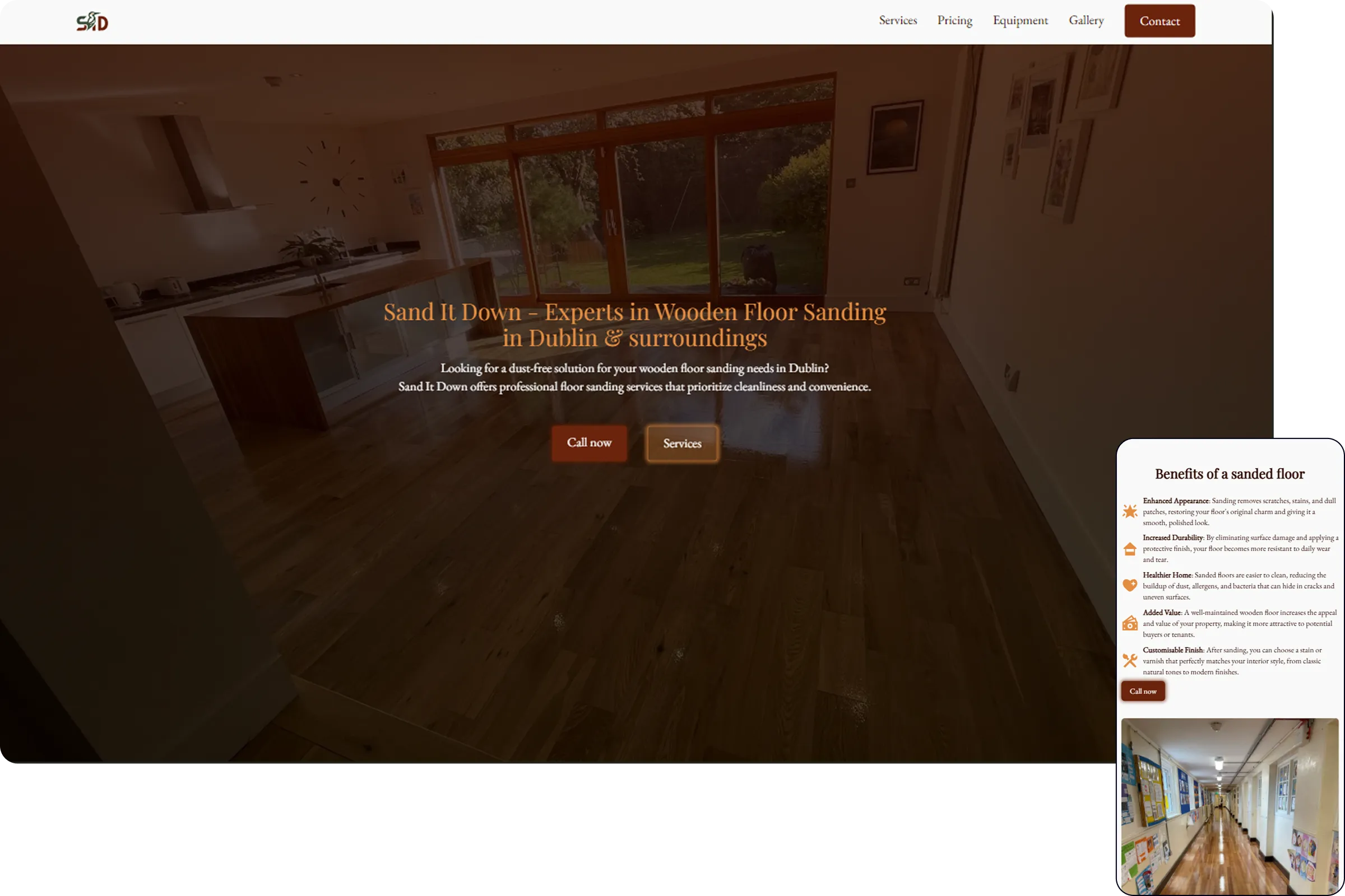 Website SandItDown Ireland